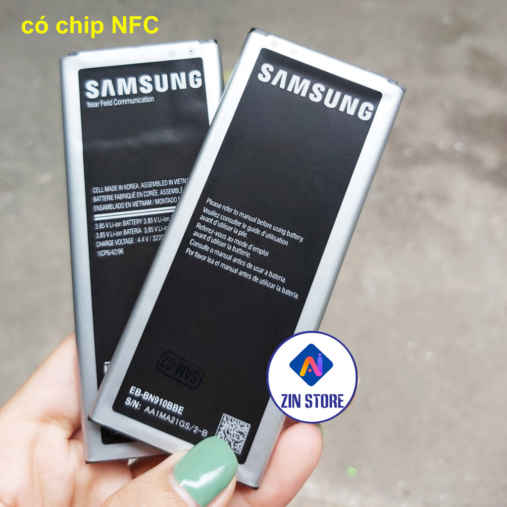 Pin Samsung Note 4 bản 1 sim  dung lượng 3220mAh - Hàng SAMSUNG Việt Nam, Tặng cáp sạc