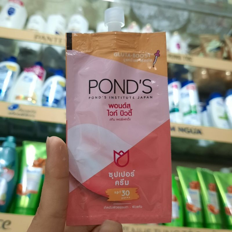 Tinh chất Pond's dưỡng sáng mờ thâm 3D Glow Serum Ponds 7.5g