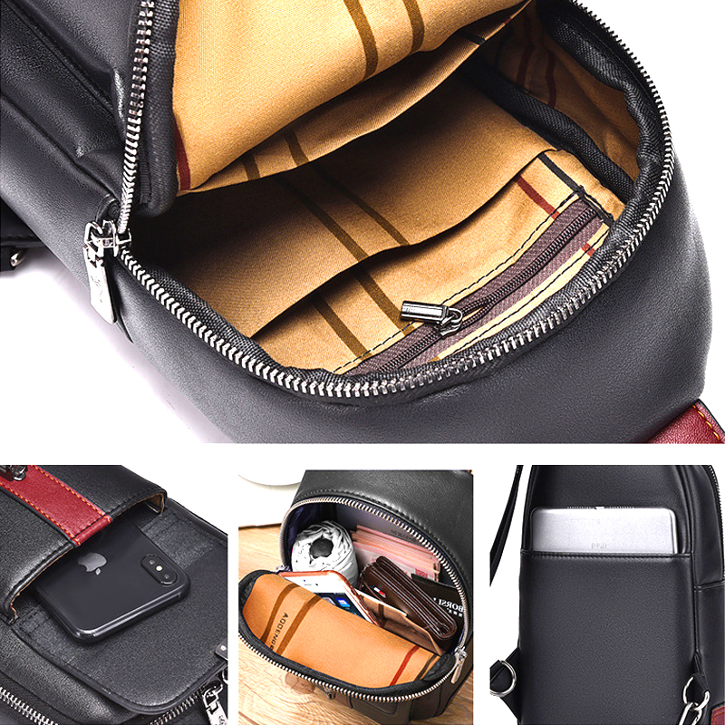 Túi đeo chéo nam da CXA GoldenS cao cấp thiết kế tối giản sang trọng phong cách châu Âu