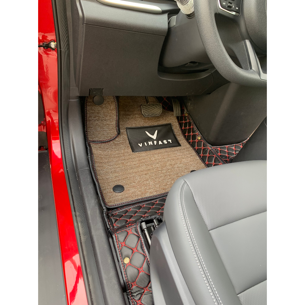 Thảm lót sàn ô tô cho Vinfast VF5 không mùi không thấm nước phủ kín 90% sàn xe
