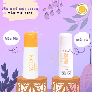 Lăn khử mùi Scion Nuskin 75ml ngăn mùi hôi nách không làm ố quần áo, làm sáng vùng da dưới cánh tay