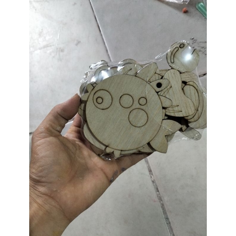 Bộ 10 hình gỗ tô màu