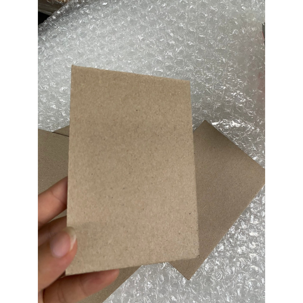 100 Tấm Bìa Lạnh carton 3.0mm kích thước yêu cầu Bìa gói card ảnh