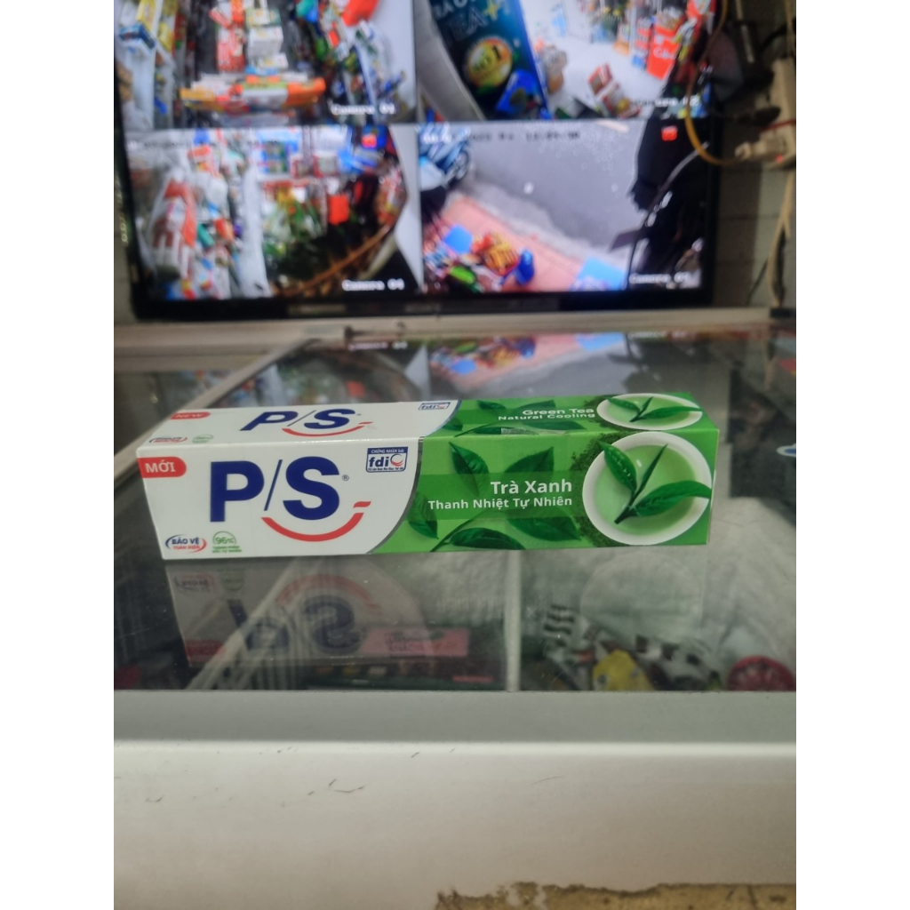 Kem đánh răng P/S Trà Xanh hộp 180g HSD: T6/2025 Mua 1h tặng 1h 50g