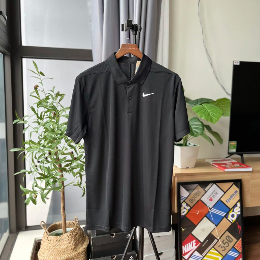 Áo Polo Dri-FIT Victory Solid Color Logo Printing Quick Dry Breathable ‘Black’ DH0823-010