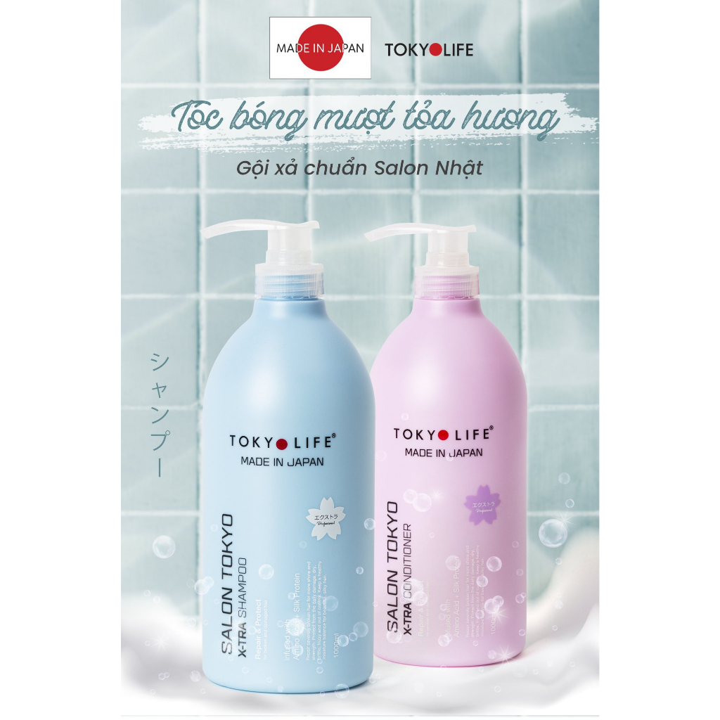 Dầu gội phục hồi hư tổn hương nước hoa Salon Tokyo 1000ml