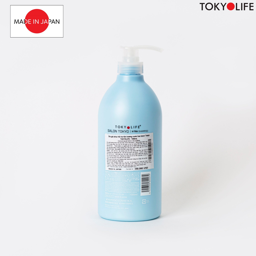 Dầu gội phục hồi hư tổn hương nước hoa Salon Tokyo 1000ml