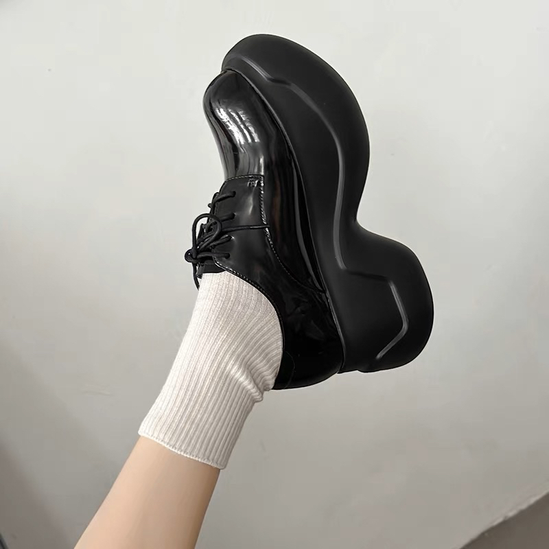 GIÀY OXFORD O81 ĐẾ BÁNH MÌ 7.5CM PHONG CÁCH ANH QUỐC