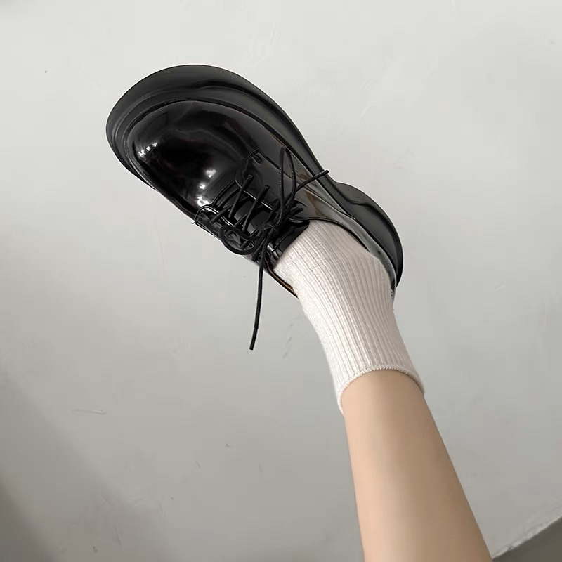 GIÀY OXFORD O81 ĐẾ BÁNH MÌ 7.5CM PHONG CÁCH ANH QUỐC