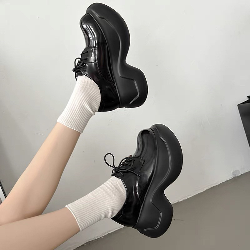 GIÀY OXFORD O81 ĐẾ BÁNH MÌ 7.5CM PHONG CÁCH ANH QUỐC