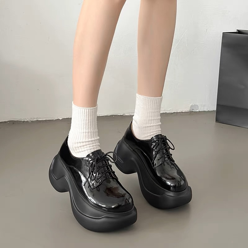 GIÀY OXFORD O81 ĐẾ BÁNH MÌ 7.5CM PHONG CÁCH ANH QUỐC