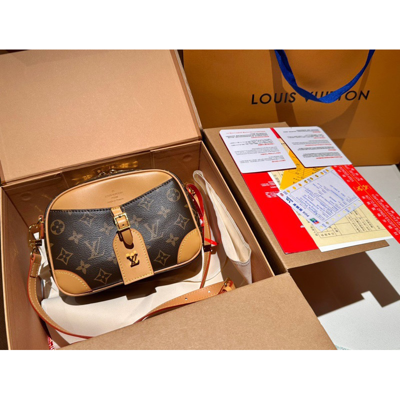 Túi LV DEAUVILLE bản super size 21cm fullbox