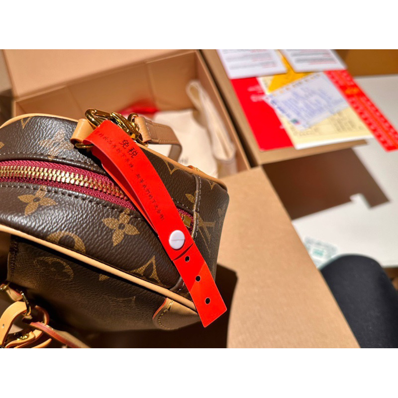 Túi LV DEAUVILLE bản super size 21cm fullbox