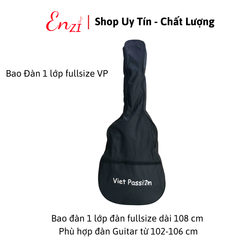 Bao đàn guitar 3 lớp bao da guitar chất lượng dày dặn Enzi