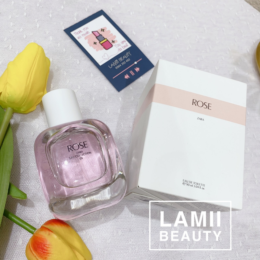 NƯỚC HOA ZARA ROSE EAU DE TOILETTE kèm bill hãng- LAMII BEAUTY