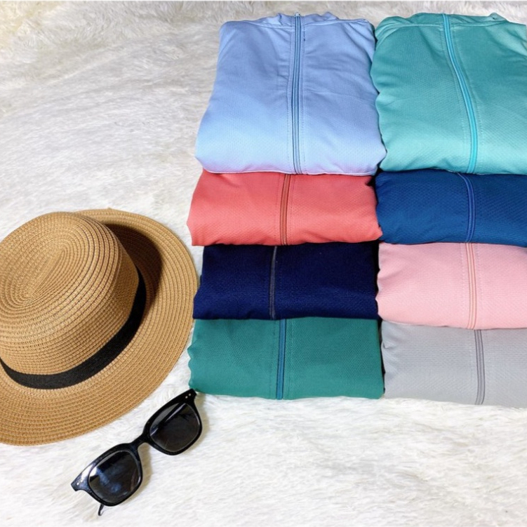 Áo chống nắng nữ 2 lớp, áo khoác chống nắng có khóa túi, 2 túi bên trong Chống Tia UV, Vải Nhật 9 màu Nana.store