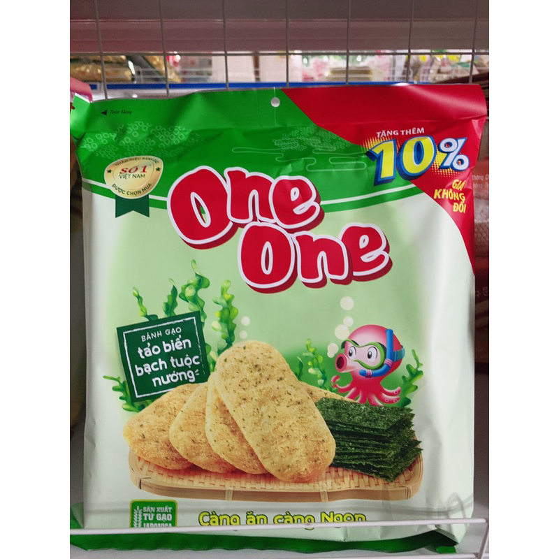 Bánh Gạo Tảo Biển bạch tuộc nướng One one 155gr