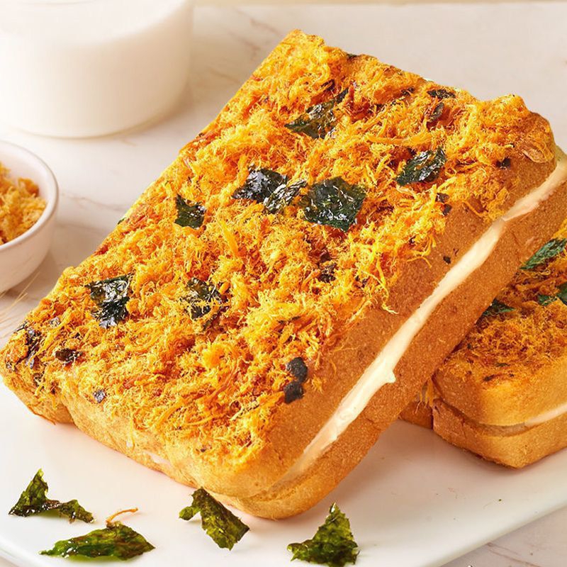 Bánh mì ruốc rong biển phô mai mặn