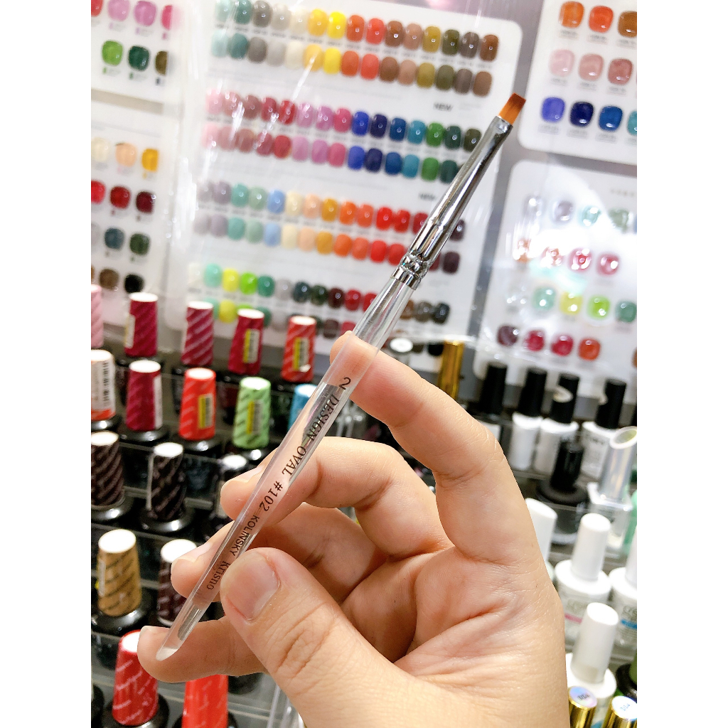 Cọ bản oval vẽ nail số 2 0916