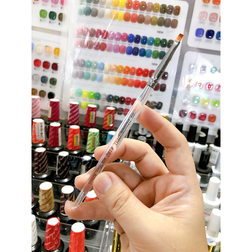 Cọ bản oval vẽ nail số 2 0916