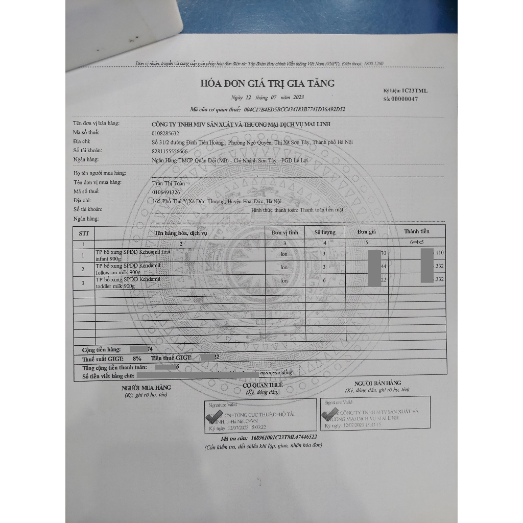 Combo 2 Lon Sữa Kendamil số 1.2.3 900g mẫu mới