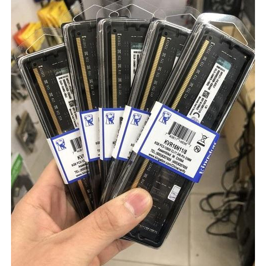 Ram PC Máy tính bàn Kingston HyperX Fury Red 8GB  DDR3 Bus 1600Mhz mới bảo hành 36 tháng