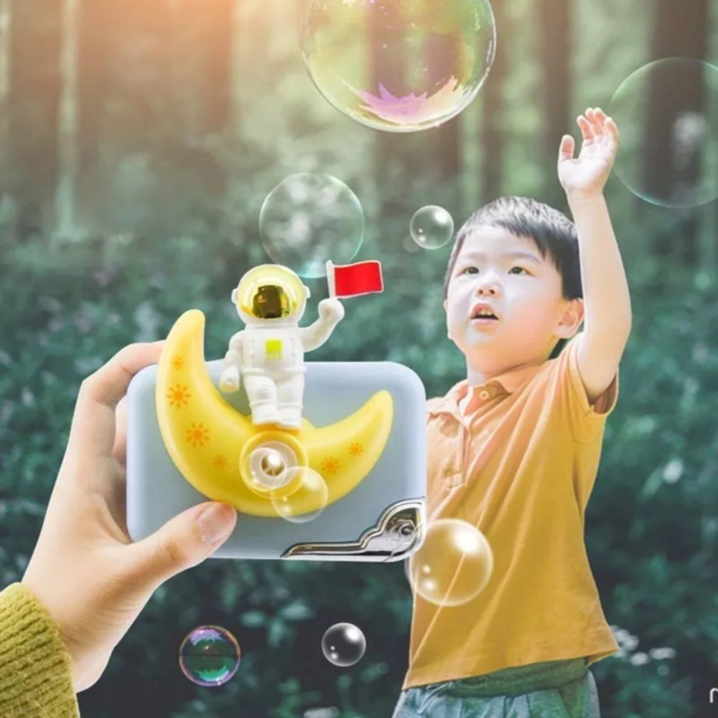 Đồ chơi máy ảnh bong bóng cho bé, chất liệu nhựa cao cấp, an toàn cho bé từ 3 4 5 tuổi