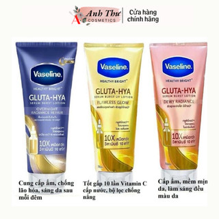 Sữa dưỡng thể trắng da vaseline gluta hya /vaseline dưỡng thể trắng da /vaseline heathy bright gluta hya 10x