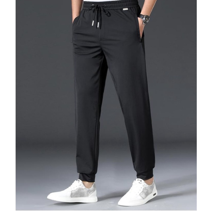Quần jogger nam nữ_ Quần thể thao nam vải thun Poly co giãn phong cách Hàn Quốc