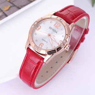 (TRỢ GIÁ) ĐỒNG HỒ NỮ SENDAS 8182 DÂY DA CAO CẤP, KIỂU DÁNG THỜI TRANG, NỮ TÍNH - HÀNG CHÍNH HÃNG
