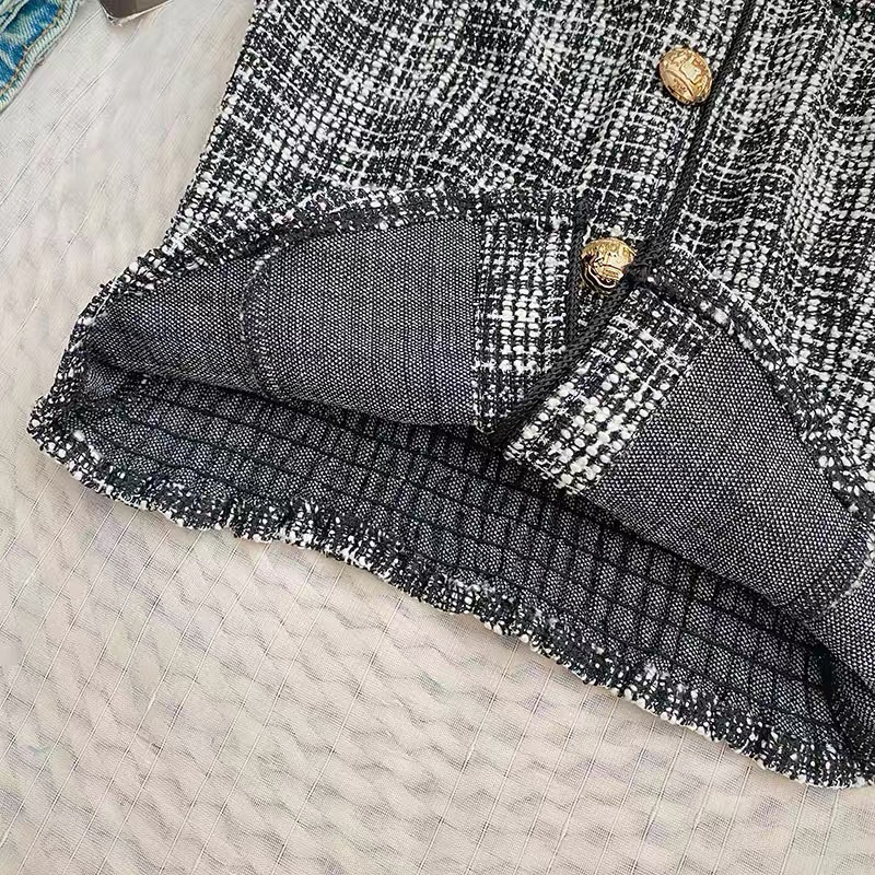 Áo Ống Quây Ôm Dạ Tweed Slim Fit Mặc Bên Trong Hot 2023