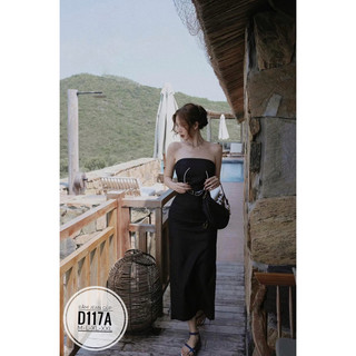 Bigsize Đầm jean cúp D117A
