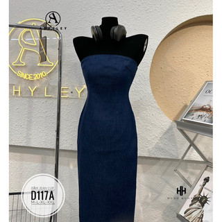 Bigsize Đầm jean cúp D117A