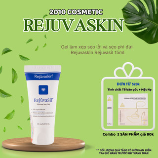 Gel ngăn ngừa sẹo và làm xẹp sẹo lồi,sẹo phì đại REJUVASKIN Rejuvasil 15ml-làm mờ sẹo nhanh chóng
