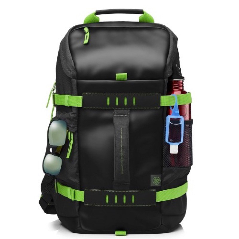Balo odyssey Backpack black/green 15.6”