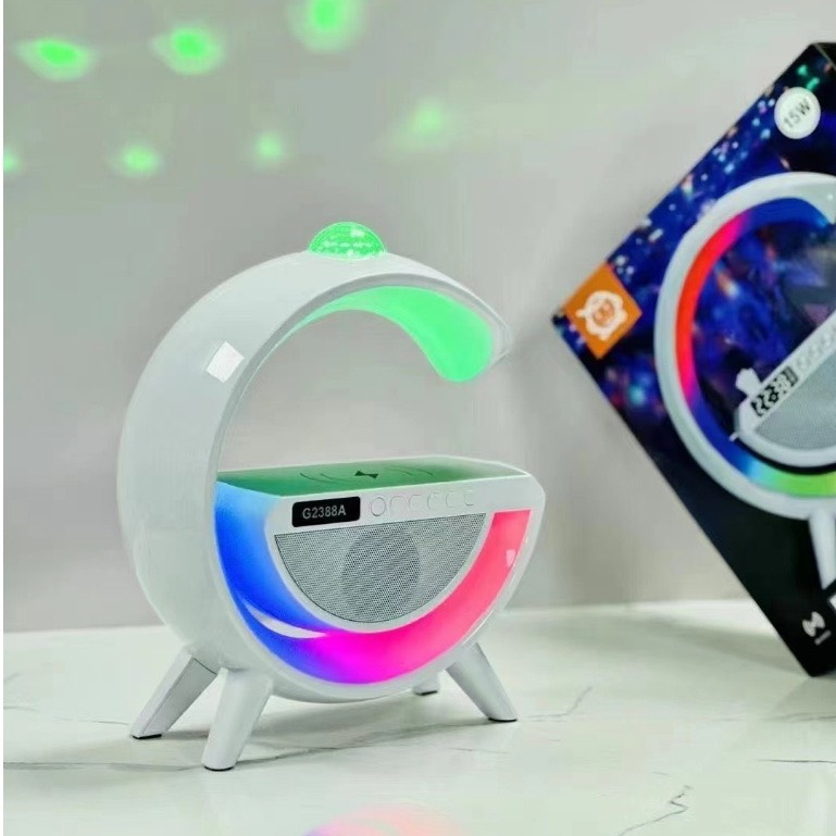 Loa bluetooth chữ G tích hợp đèn RGB và sạc không dây