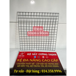 Lưới treo phụ kiên Ô vuông 3cm, 5cm.