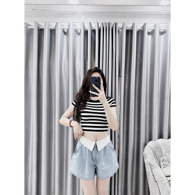 Áo croptop Zara Authentic