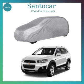 Bạt phủ xe ô tô Chevrolet Captiva , bạt trùm xe Captiva , bạt che nắng xe ô tô vải dù - Santocar