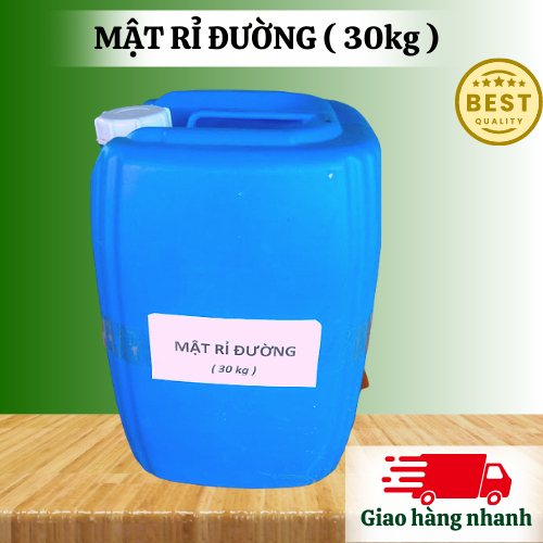 Can 30kg Mật rỉ đường. Rỉ mật. Dùng ủ cỏ, làm đạm cá, ủ vi sinh xử lý nước ao nuôi, xử lý nước thải. Loại 1 đậm đặc