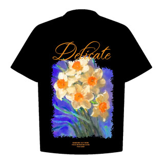 Delicate Tee - Áo Thun Mende Unisex Đen