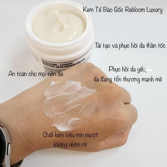 Rebloom Luxury Hasten Skin Repair Cream - Kem Tế Bào Gốc Phục Hồi Dưỡng Trắng chống Lão Hóa  Da