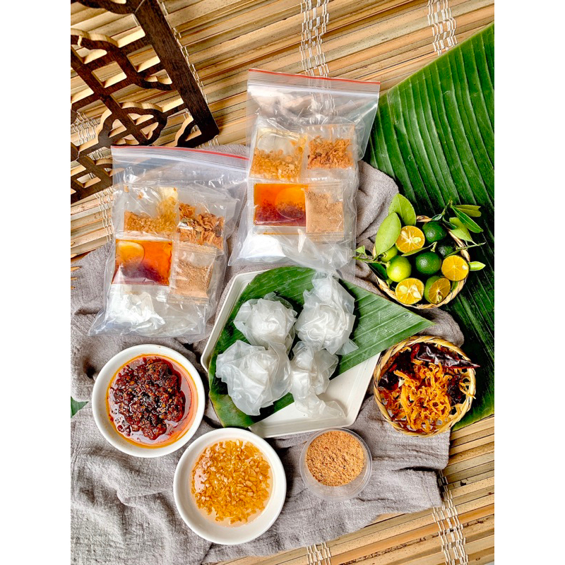 Bánh tráng phơi sương SATE TỎI KHÔ GÀ - Bánh tráng Mạnh Hùng