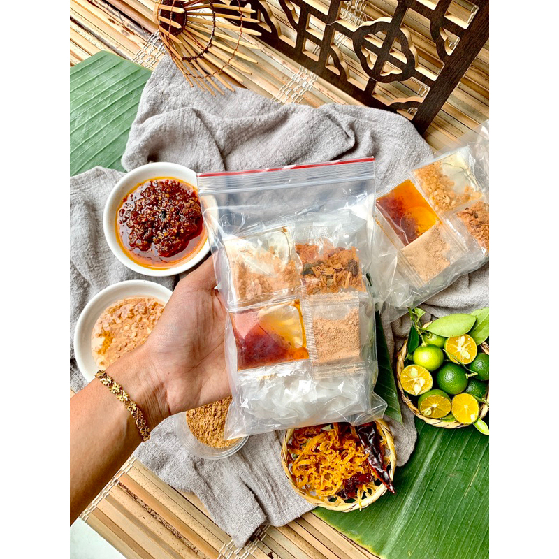 Bánh tráng phơi sương SATE TỎI KHÔ GÀ - Bánh tráng Mạnh Hùng