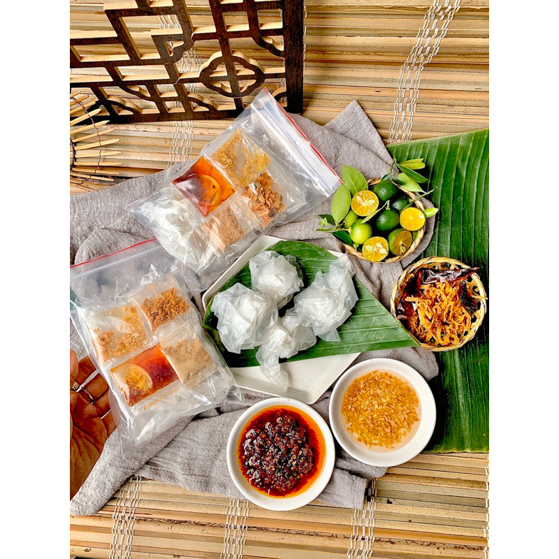 Bánh tráng phơi sương SATE TỎI KHÔ GÀ - Bánh tráng Mạnh Hùng