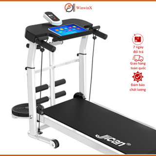 Máy chạy bộ cơ đa năng kèm bàn xoay hông, máy đi bộ tại nhà KR01 phù hợp tập gym, tập thể dục.