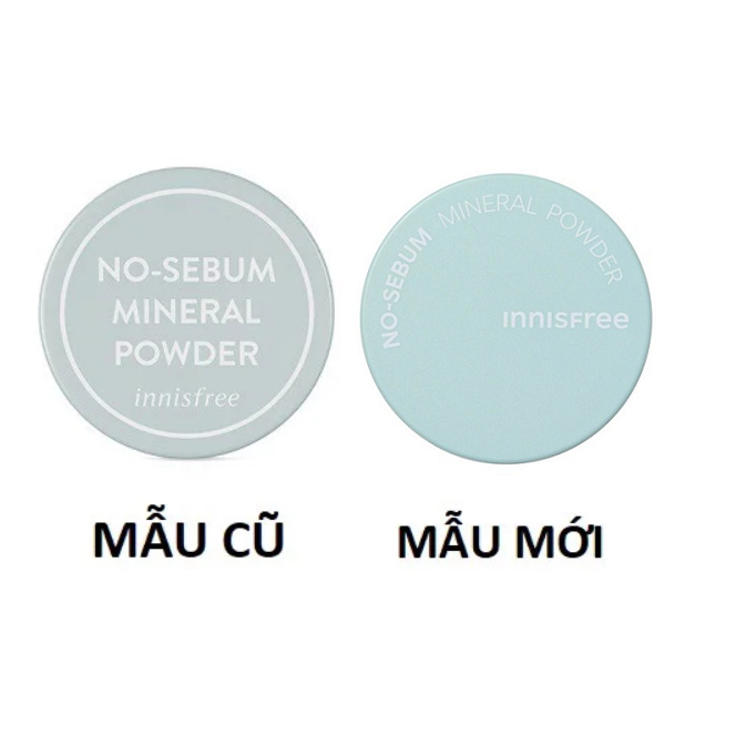 Phấn phủ bột kiềm dầu innisfree – No Sebum Mineral Powder