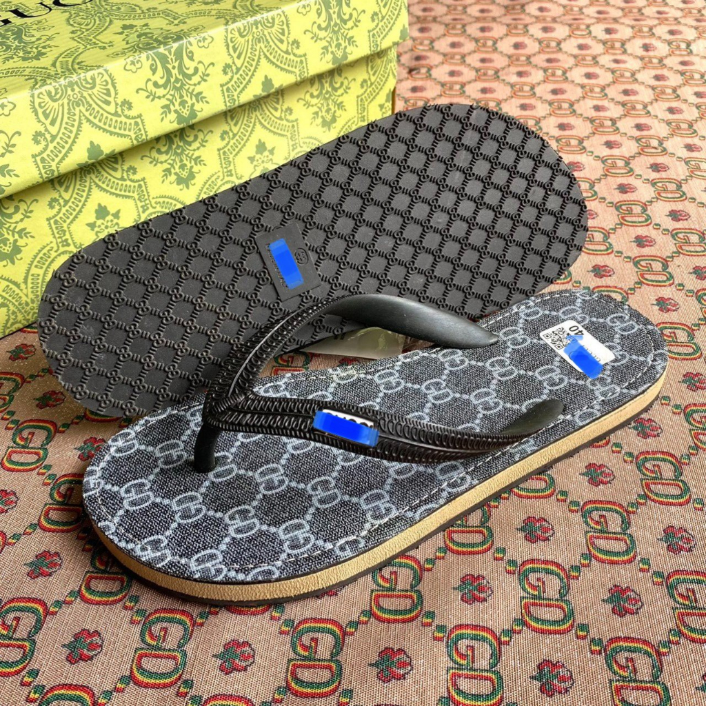 Dép Kẹp Nam Thái Lan Tông Lào Nam Mẫu Gco Vải Xanh Đậm Quai Lào 23