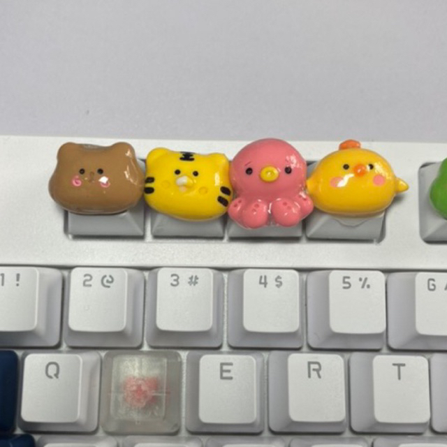 Keycap động vật đáng iu