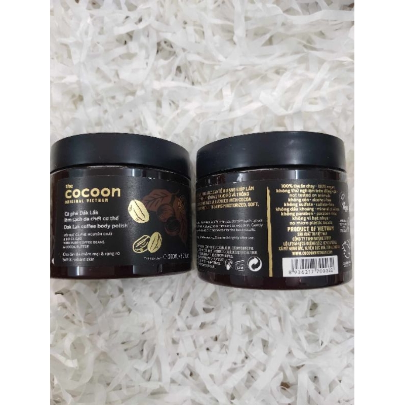 Tẩy da chết body Cocoon cà phê đắk lắk